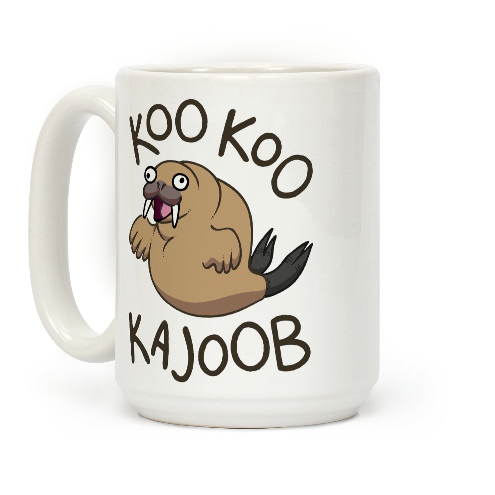 Koo Koo Kajoob Derpy Walrus Coffee Mug